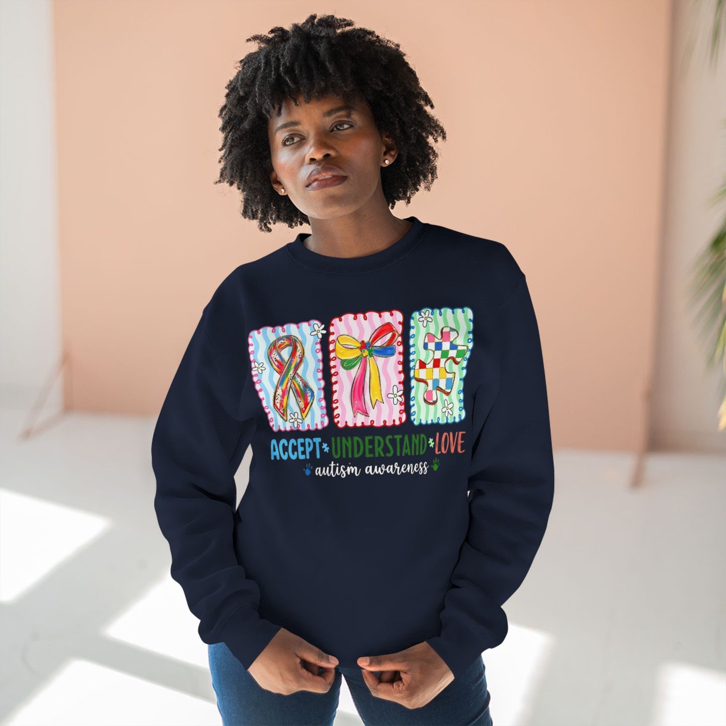 Accept Understand Love | Autism Awareness Sweatshirt