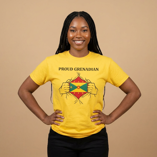 Proud Grenadian | Flag Reveal Tee
