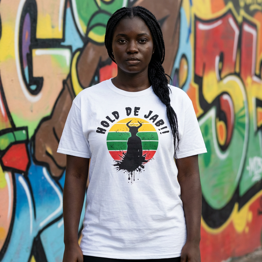 Hold De Jab!! Tee — Vintage Silhouette Graphic T-Shirt