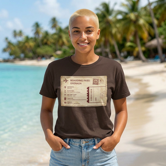 Boarding Pass: Grenada | Travel Tee