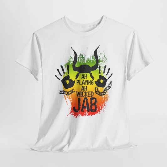 Ah Playing Ah Wicked Jab Tee