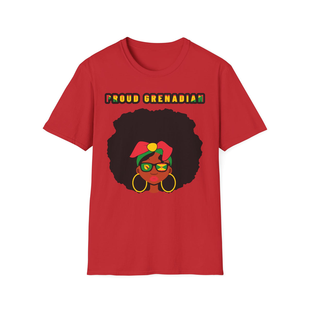 Proud Grenadian | Afro Queen Tee