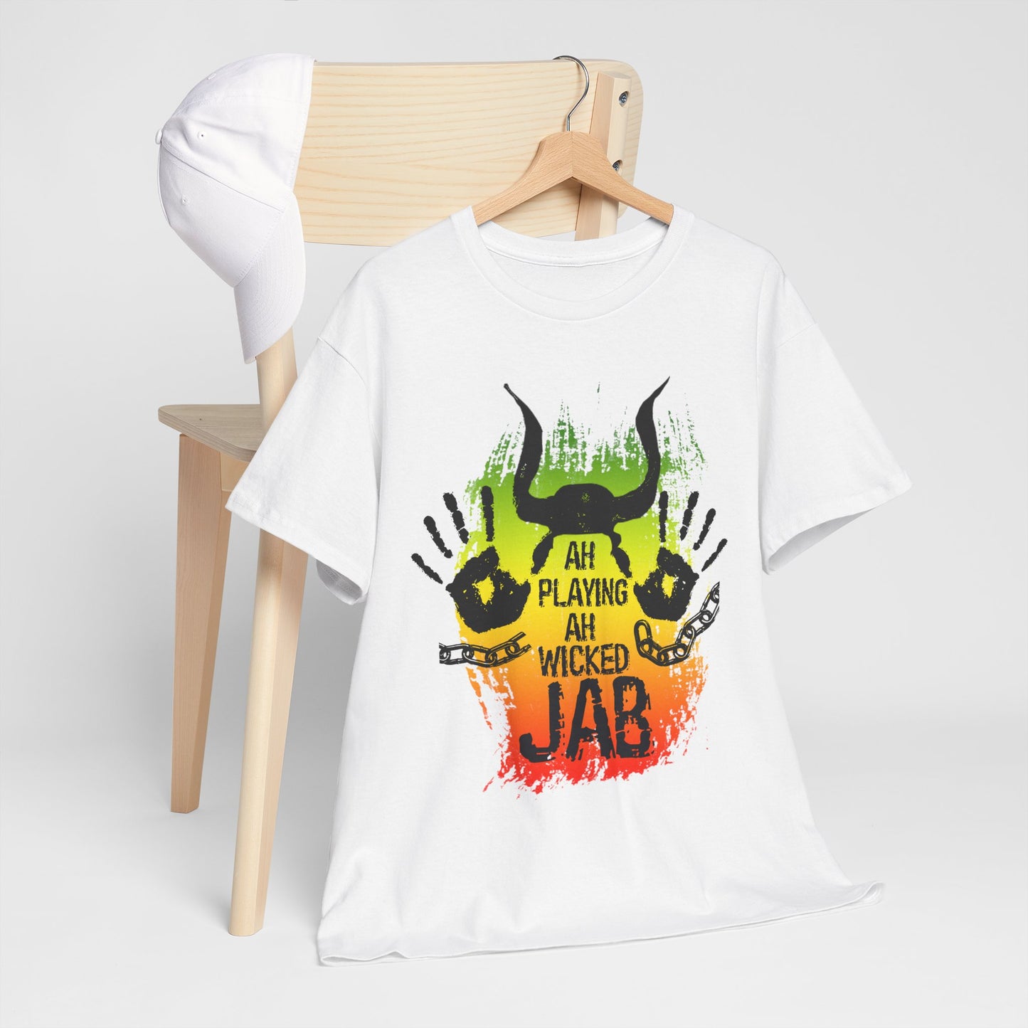 Ah Playing Ah Wicked Jab Tee