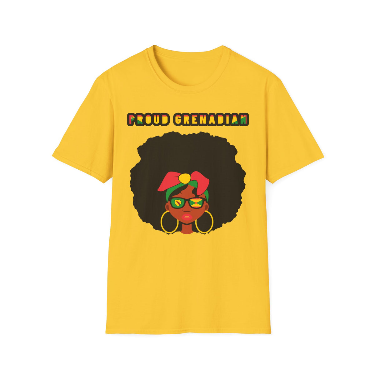 Proud Grenadian | Afro Queen Tee