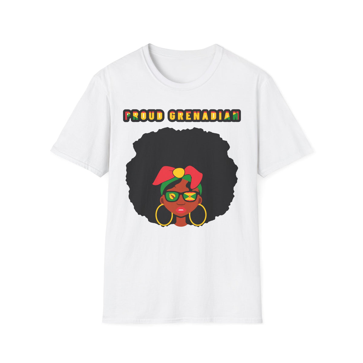 Proud Grenadian | Afro Queen Tee