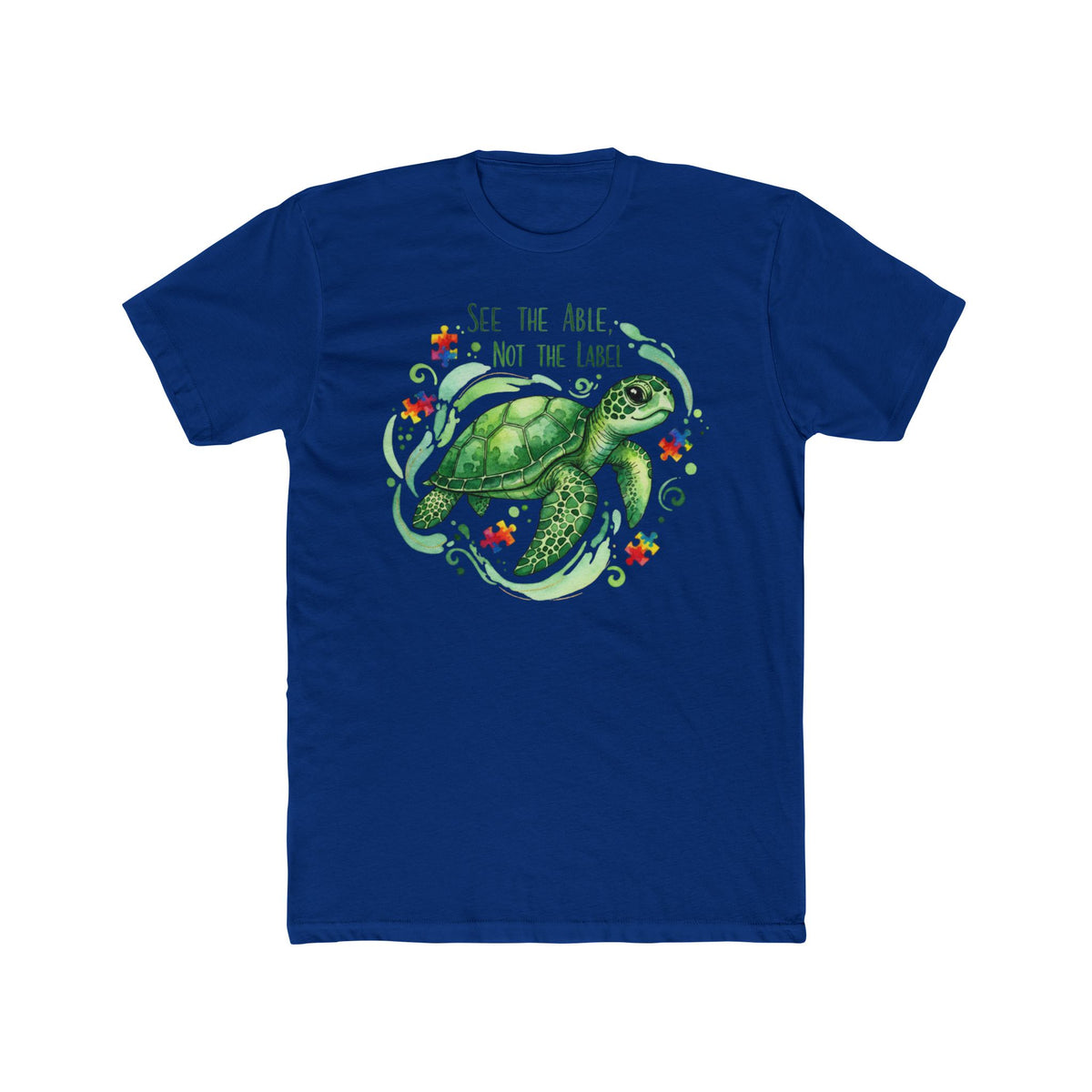 Sea Turtle "See the Able Not the Label" Graphic Tee