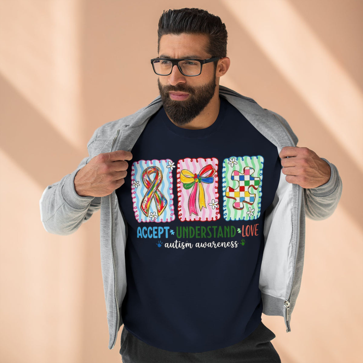 Accept Understand Love | Autism Awareness Sweatshirt