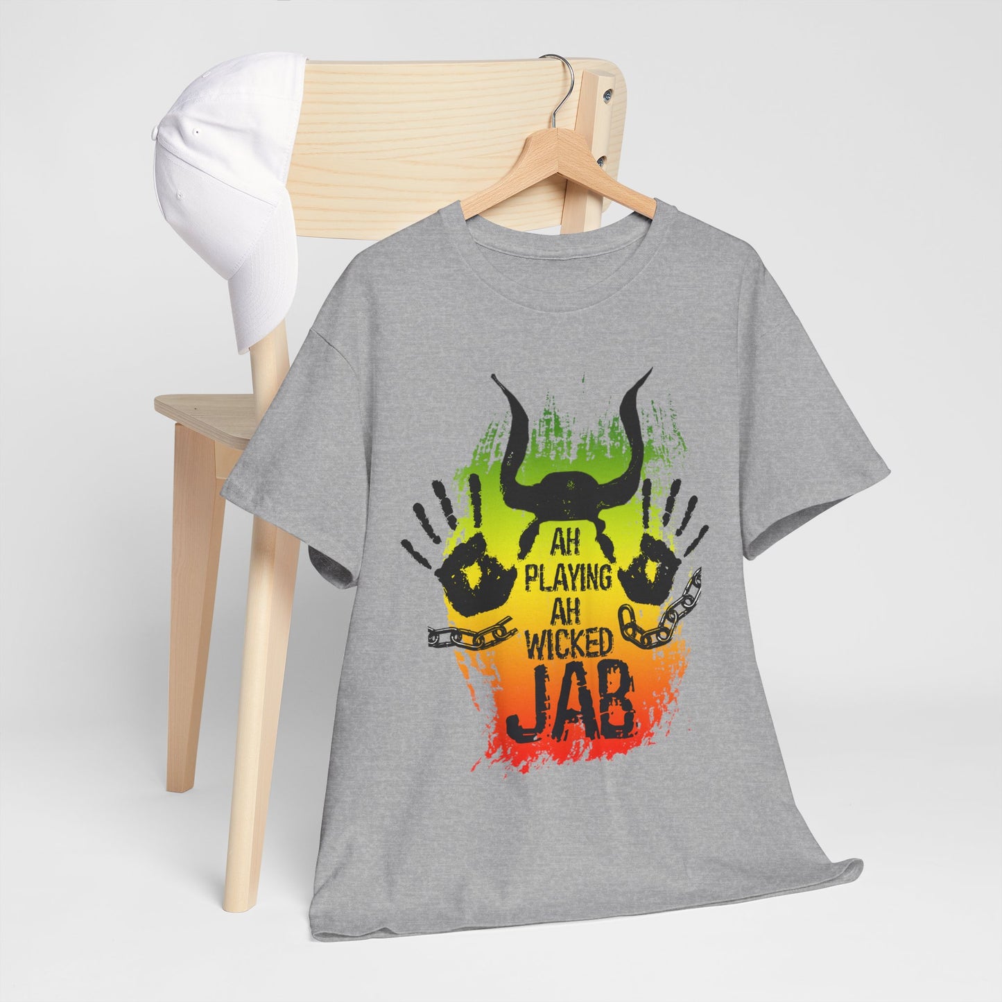 Ah Playing Ah Wicked Jab Tee