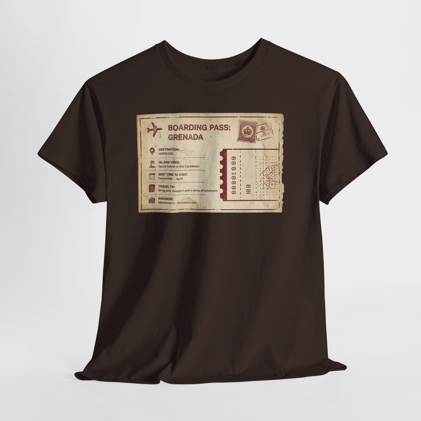 Boarding Pass: Grenada | Travel Tee