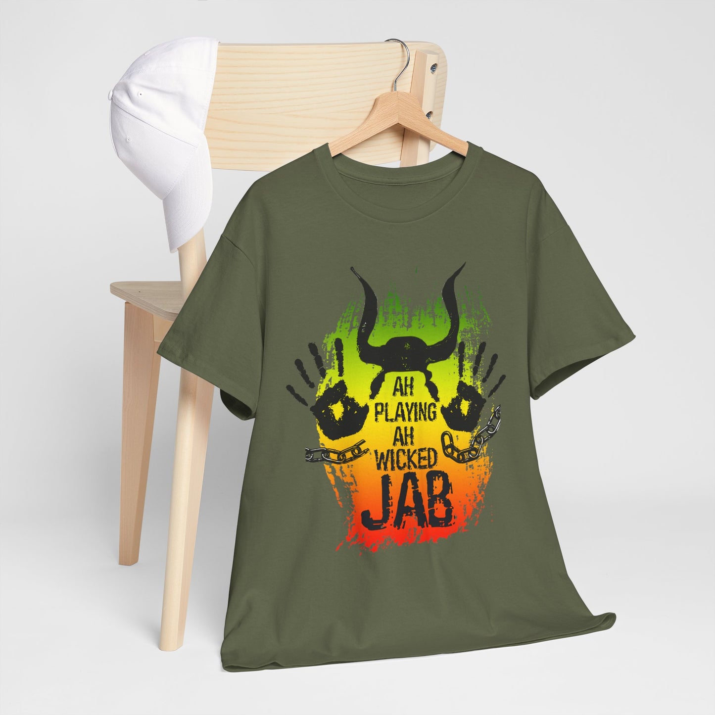 Ah Playing Ah Wicked Jab Tee