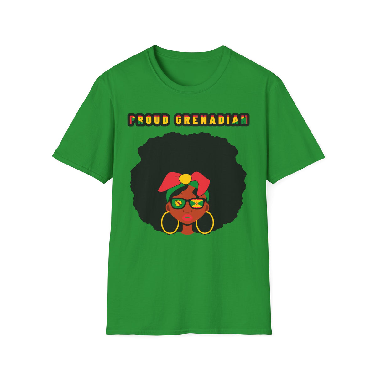 Proud Grenadian | Afro Queen Tee