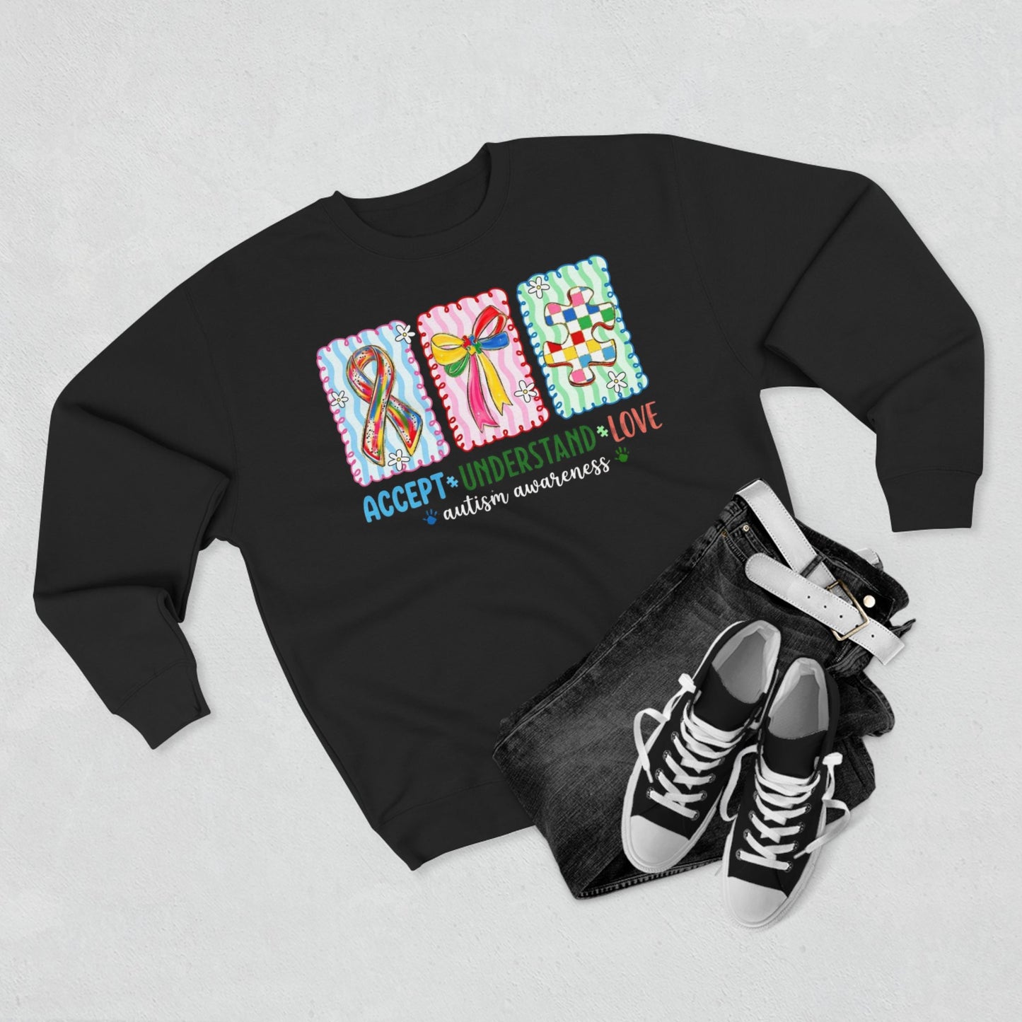Accept Understand Love | Autism Awareness Sweatshirt