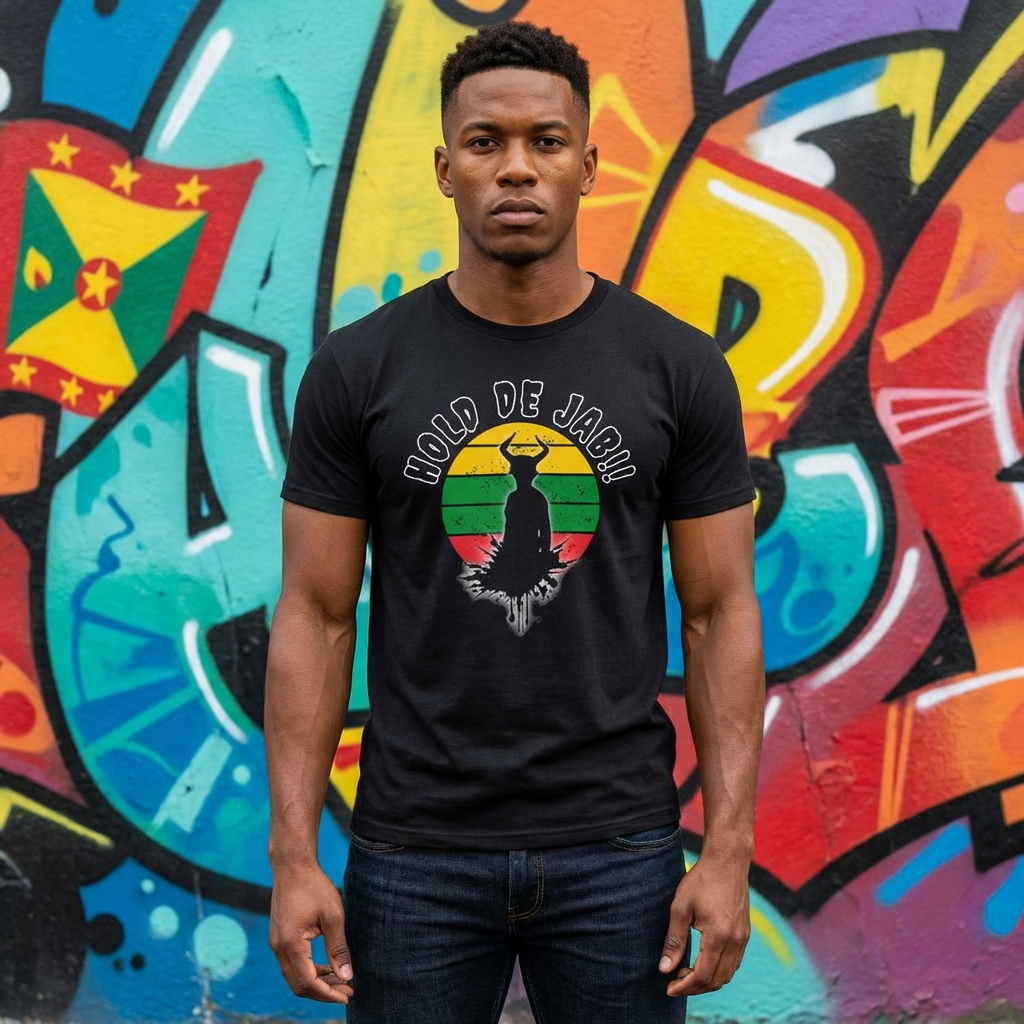 Hold De Jab!! Tee — Vintage Silhouette Graphic T-Shirt