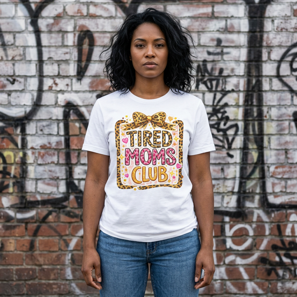 Tired Moms Club Graphic Tee