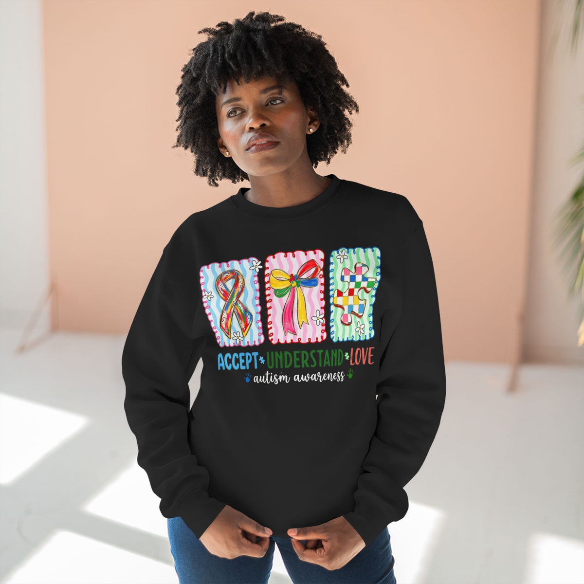 Accept Understand Love | Autism Awareness Sweatshirt