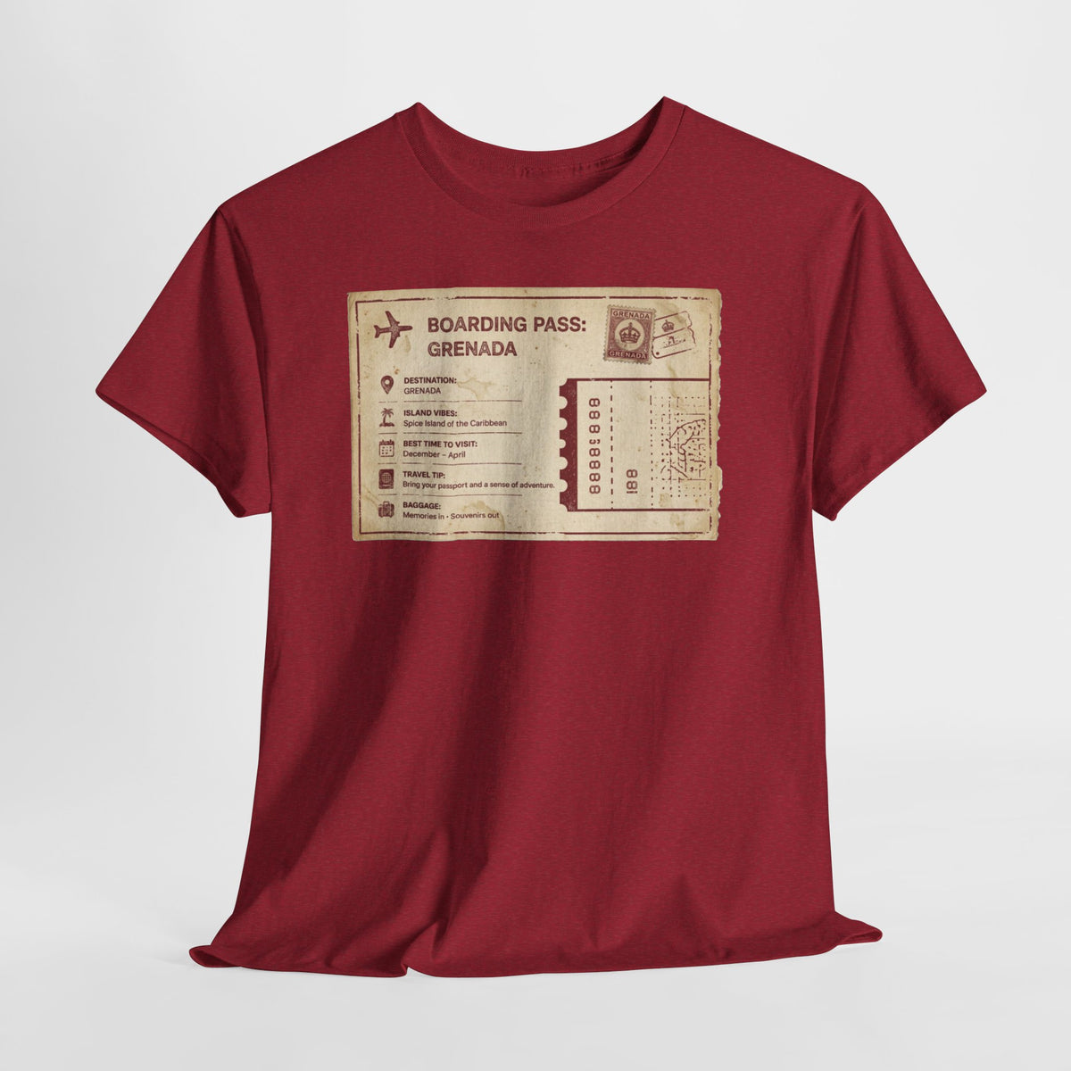 Boarding Pass: Grenada | Travel Tee