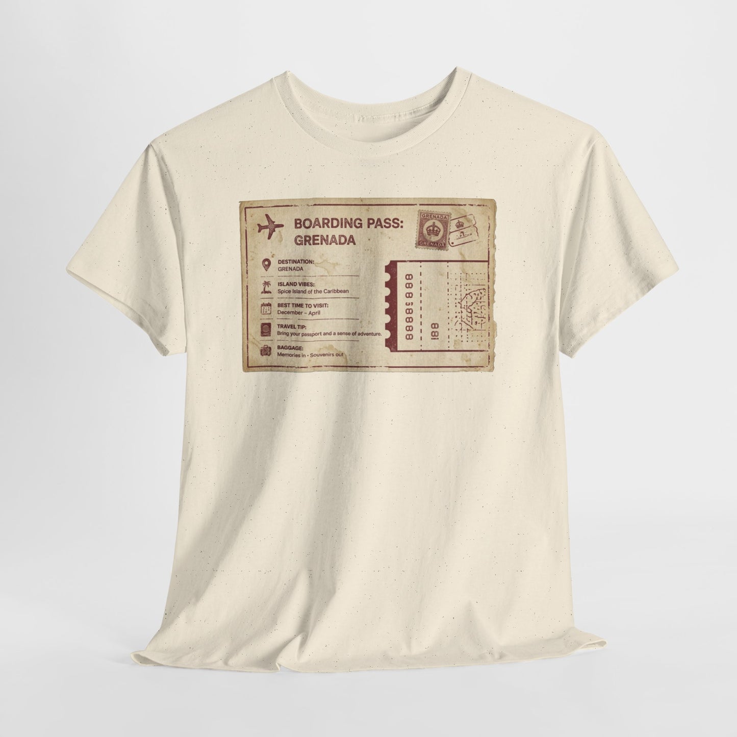 Boarding Pass: Grenada | Travel Tee