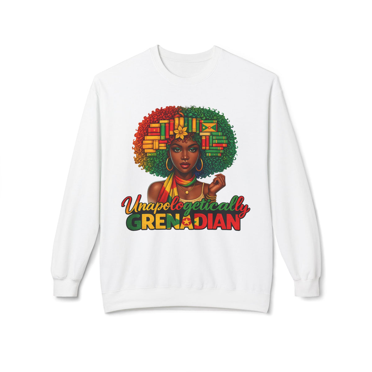 Unapologetically Grenadian | Afro Queen Sweatshirt