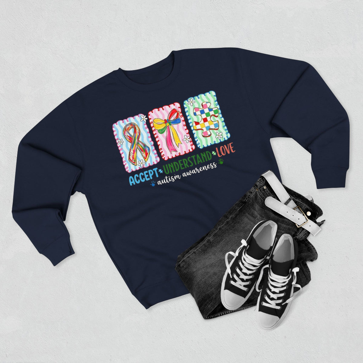 Accept Understand Love | Autism Awareness Sweatshirt