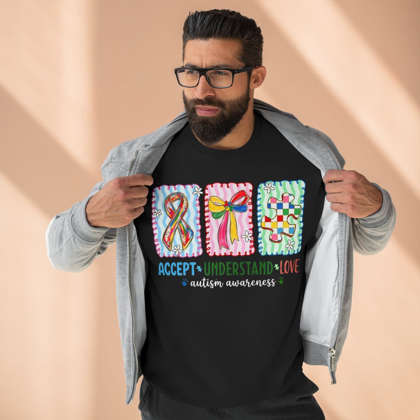 Accept Understand Love - Autism Awareness Sweatshirt