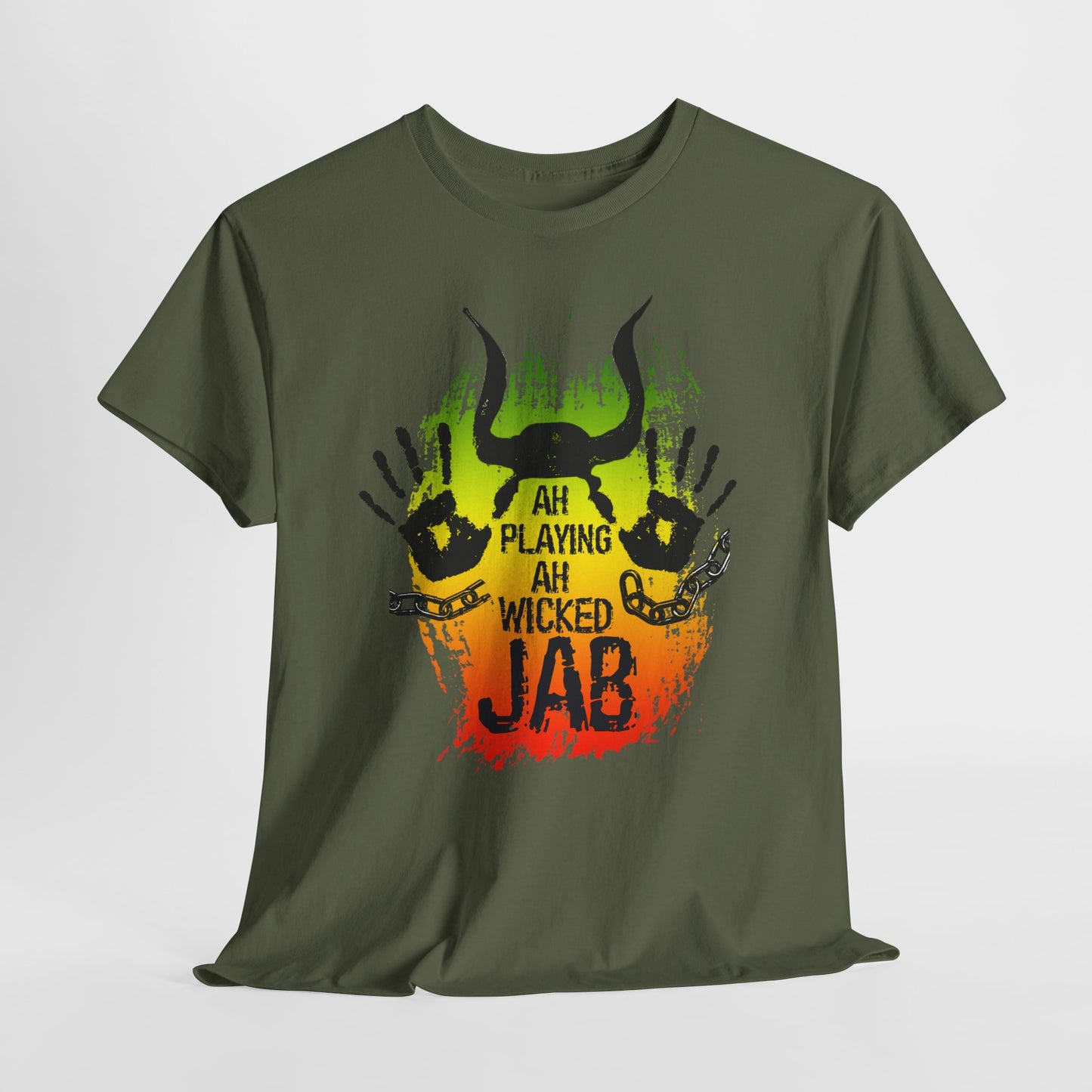 Ah Playing Ah Wicked Jab Tee